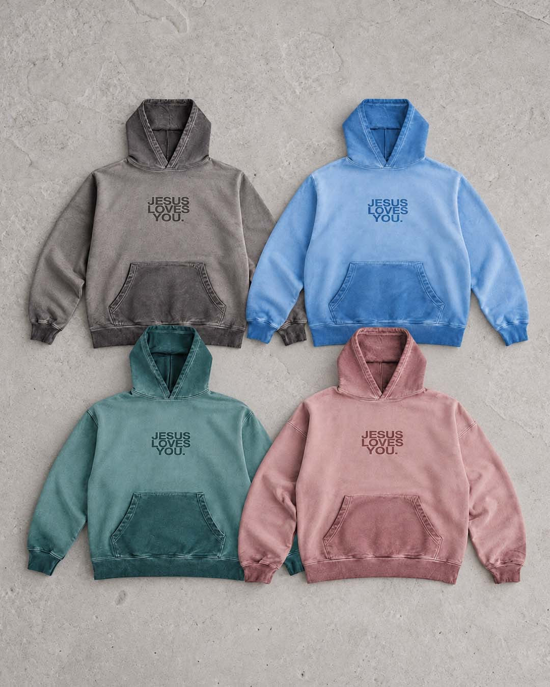 LMTD || Oil Wash Heavyweight Logo Hoodies || 14oz. (Pre-order) JLY Limited