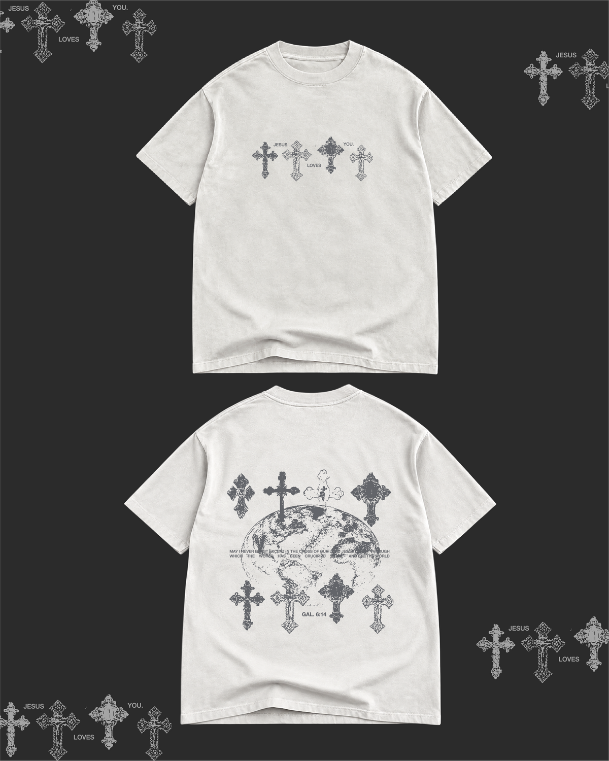 LMTD || "Galatians 6:14" || Heavyweight Oversized Tee