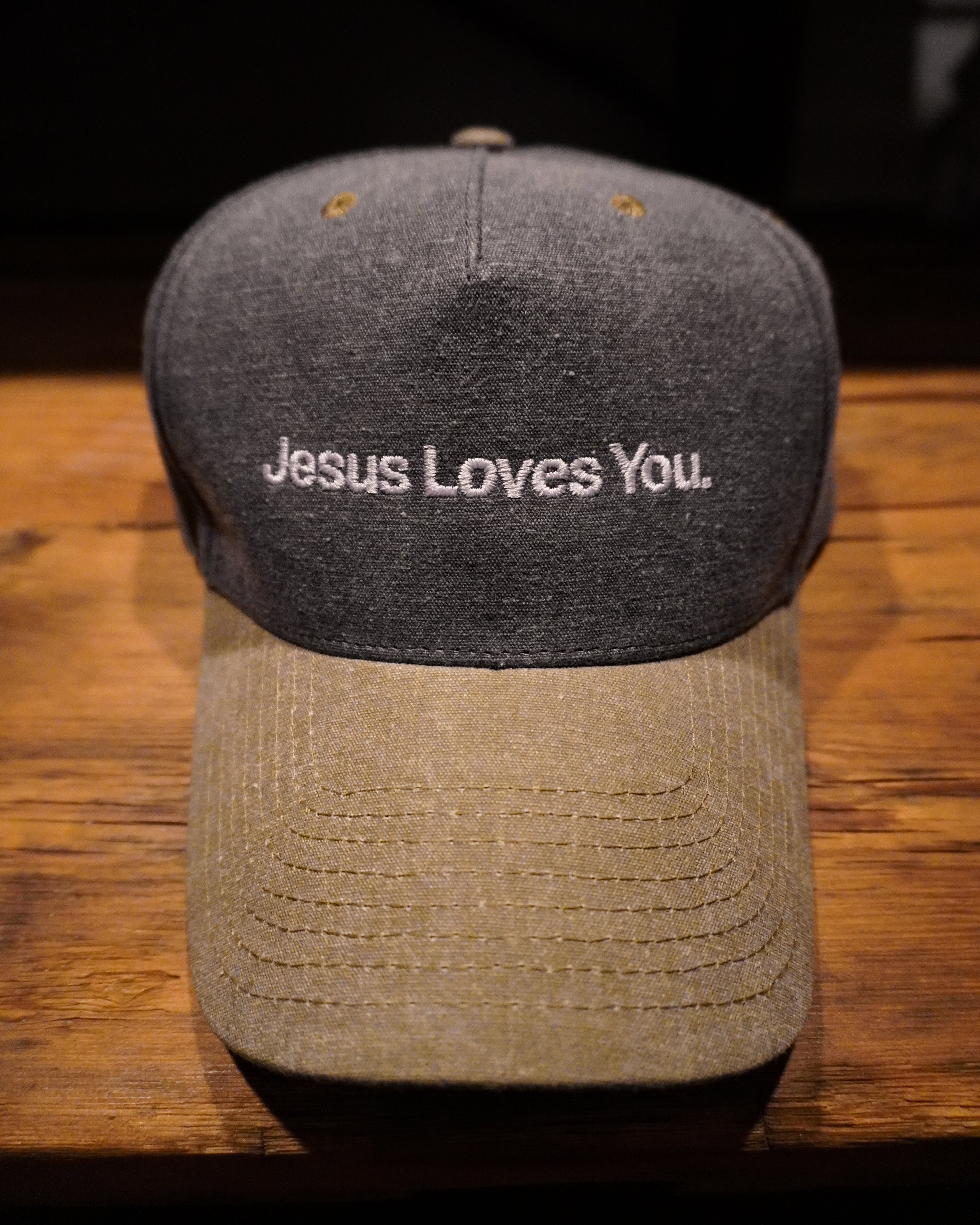 NEW || Stone Washed 5-Panel Snapback || Charcoal/Sand