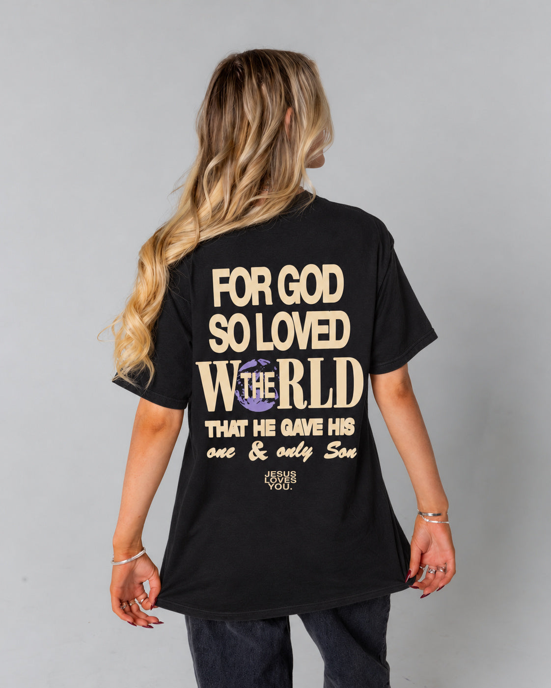 "For God So Loved The World" Tee Jesus Loves You