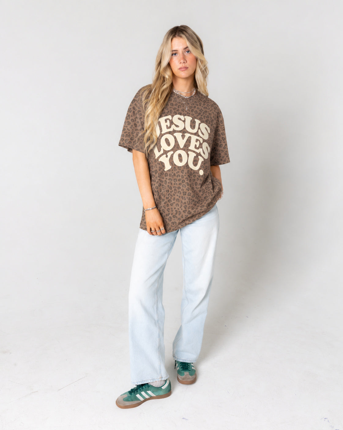 LMTD || Heavyweight Vintage Leopard Camo Tee || Oversized (Pre-order)
