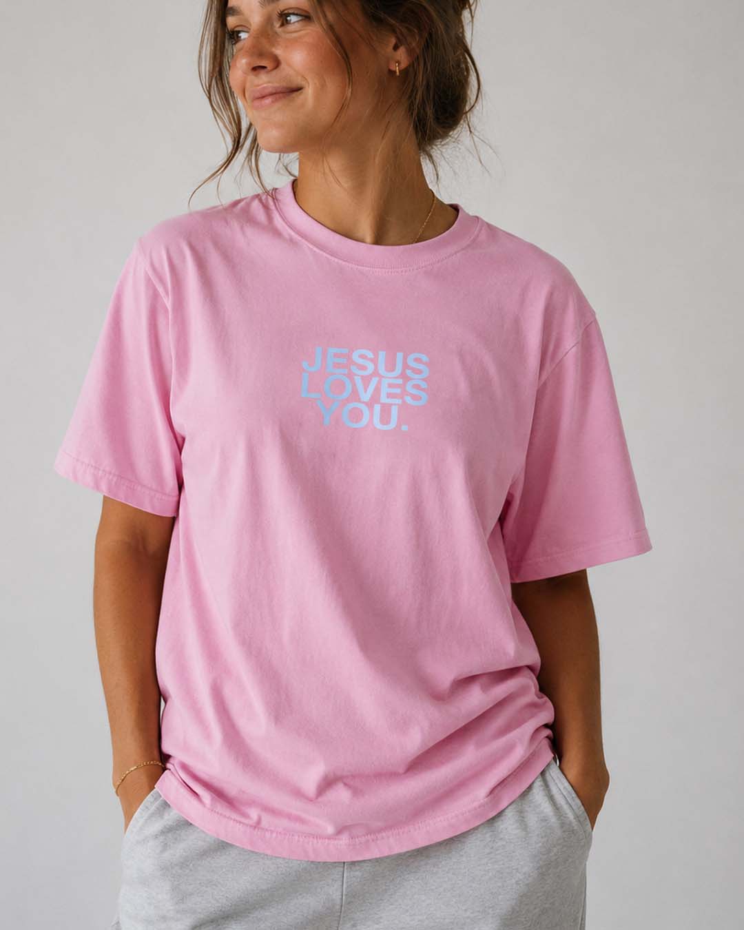 New || Comfort Colors Logo Tee || Blossom