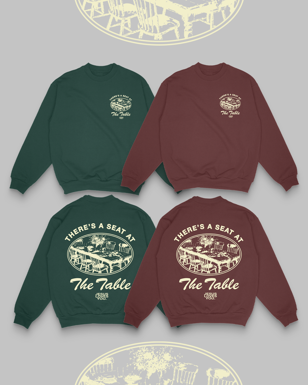 NEW || "There's A Seat At The Table" Crewneck