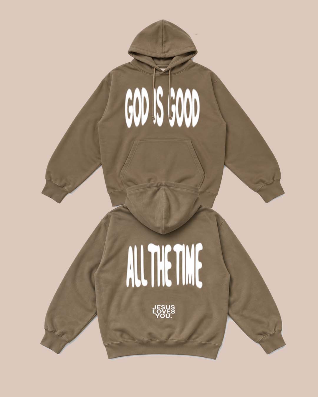 "God Is Good" Hoodie Jesus Loves You