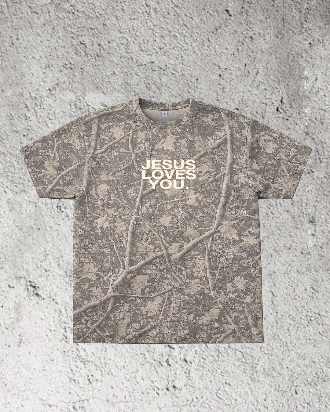 NEW || Woodland Camo Logo Tee