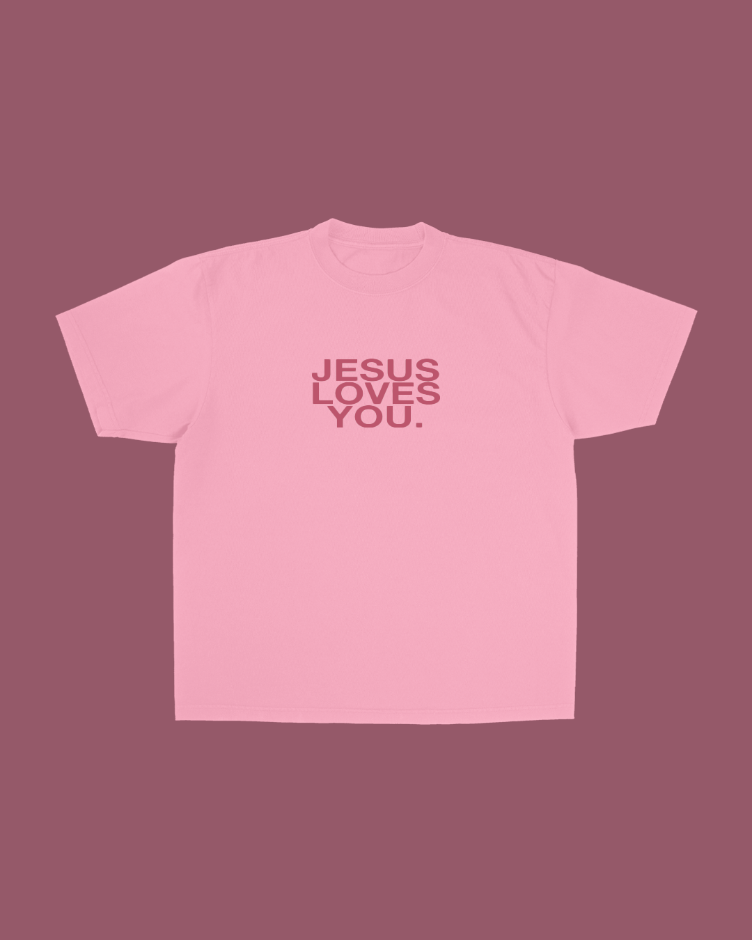 Pink Clay Logo Tee