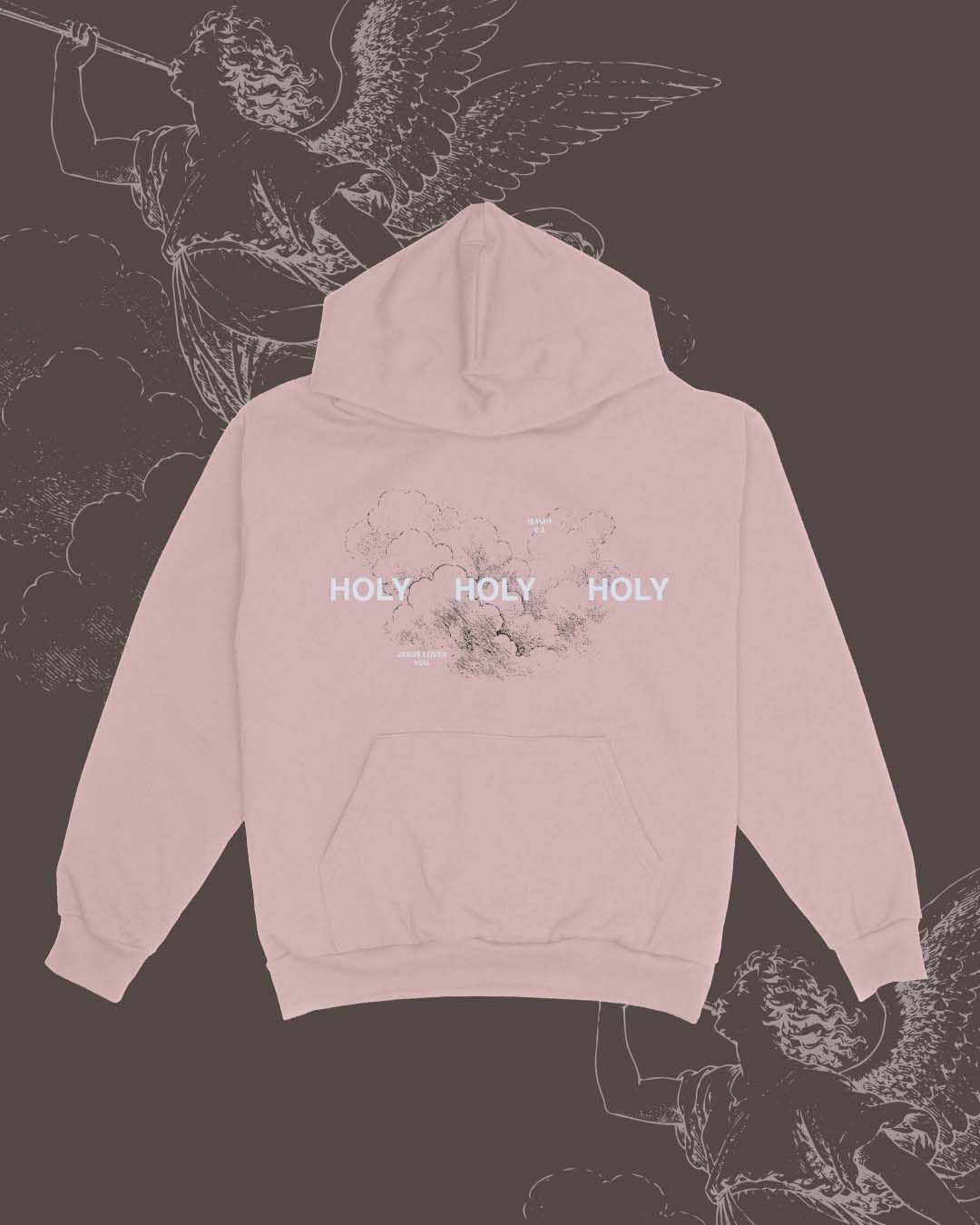 NEW ||  "Holy Holy Holy" Hoodie Jesus Loves You