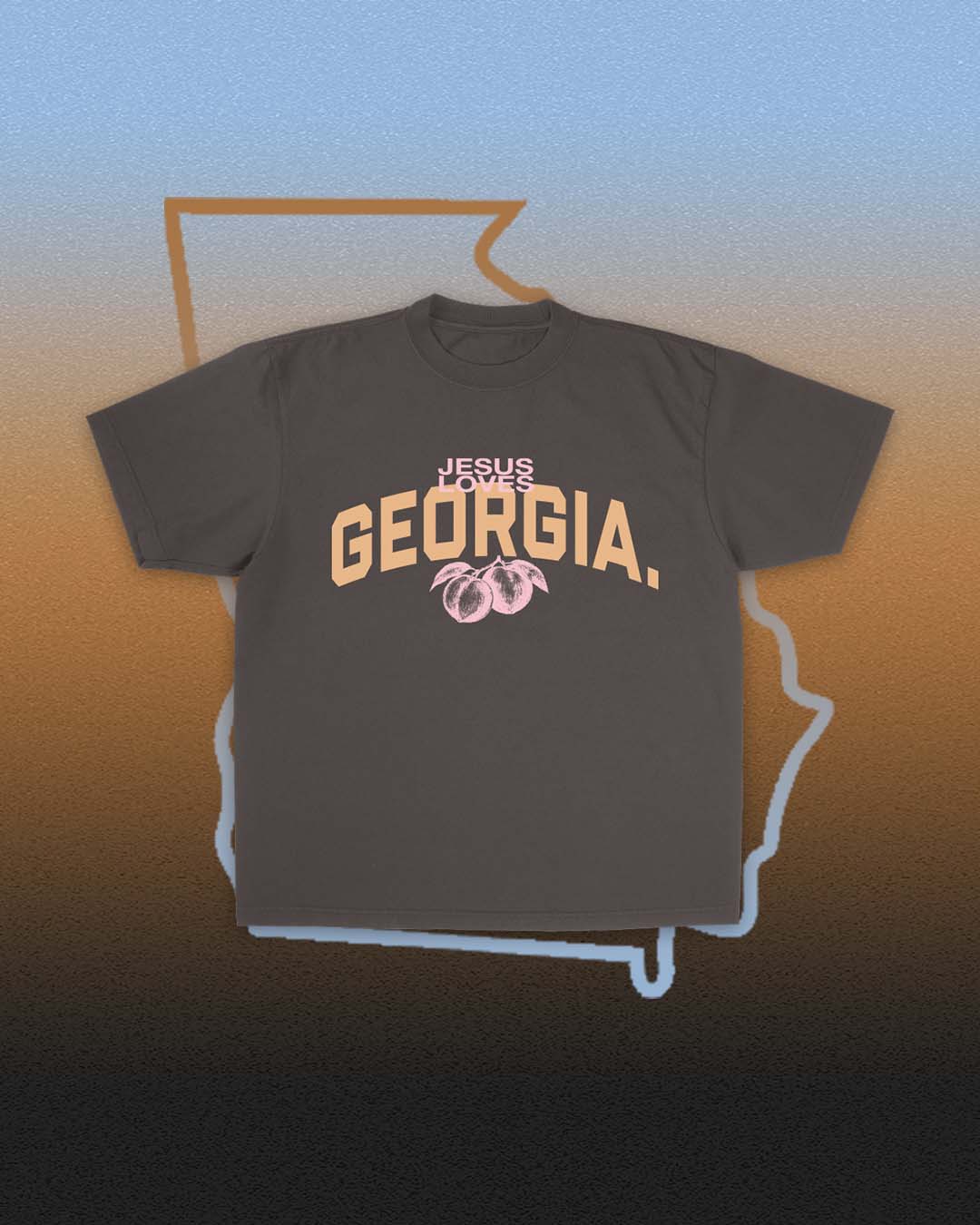 "Jesus Loves Georgia" Tee Jesus Loves You