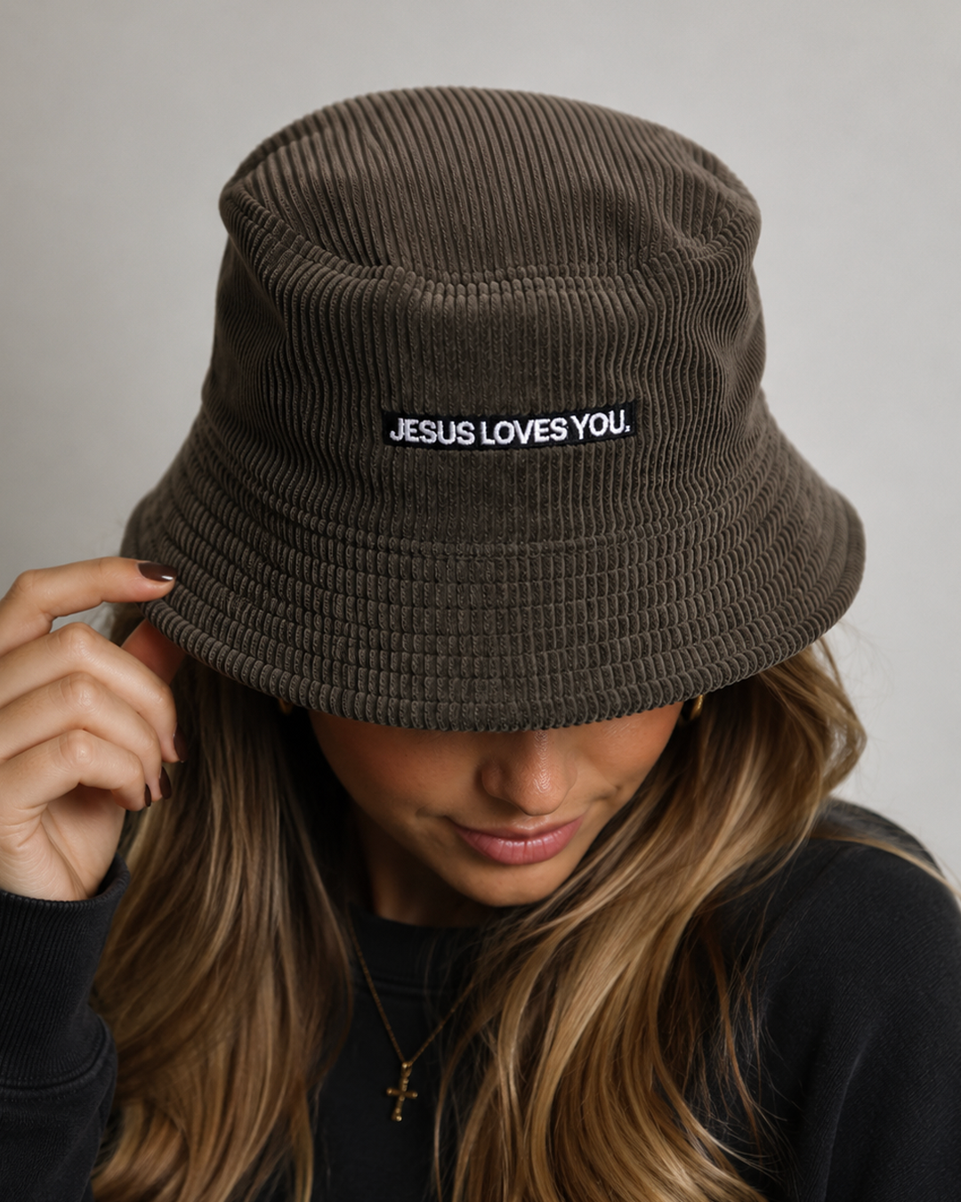 NEW || Premium Embroidered Bucket Hats Jesus Loves You