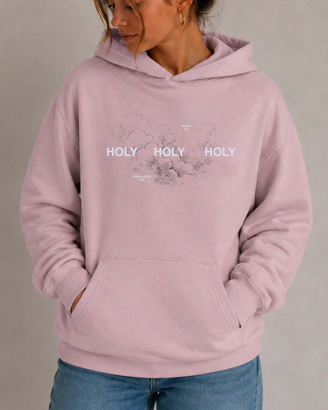 NEW ||  "Holy Holy Holy" Hoodie Jesus Loves You