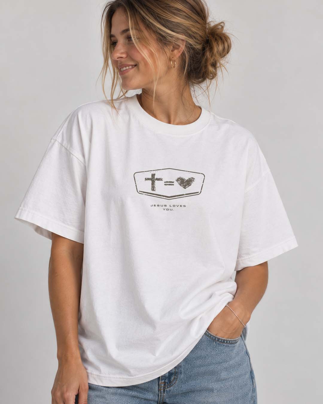NEW || "Love Has No Limit" Tee Jesus Loves You