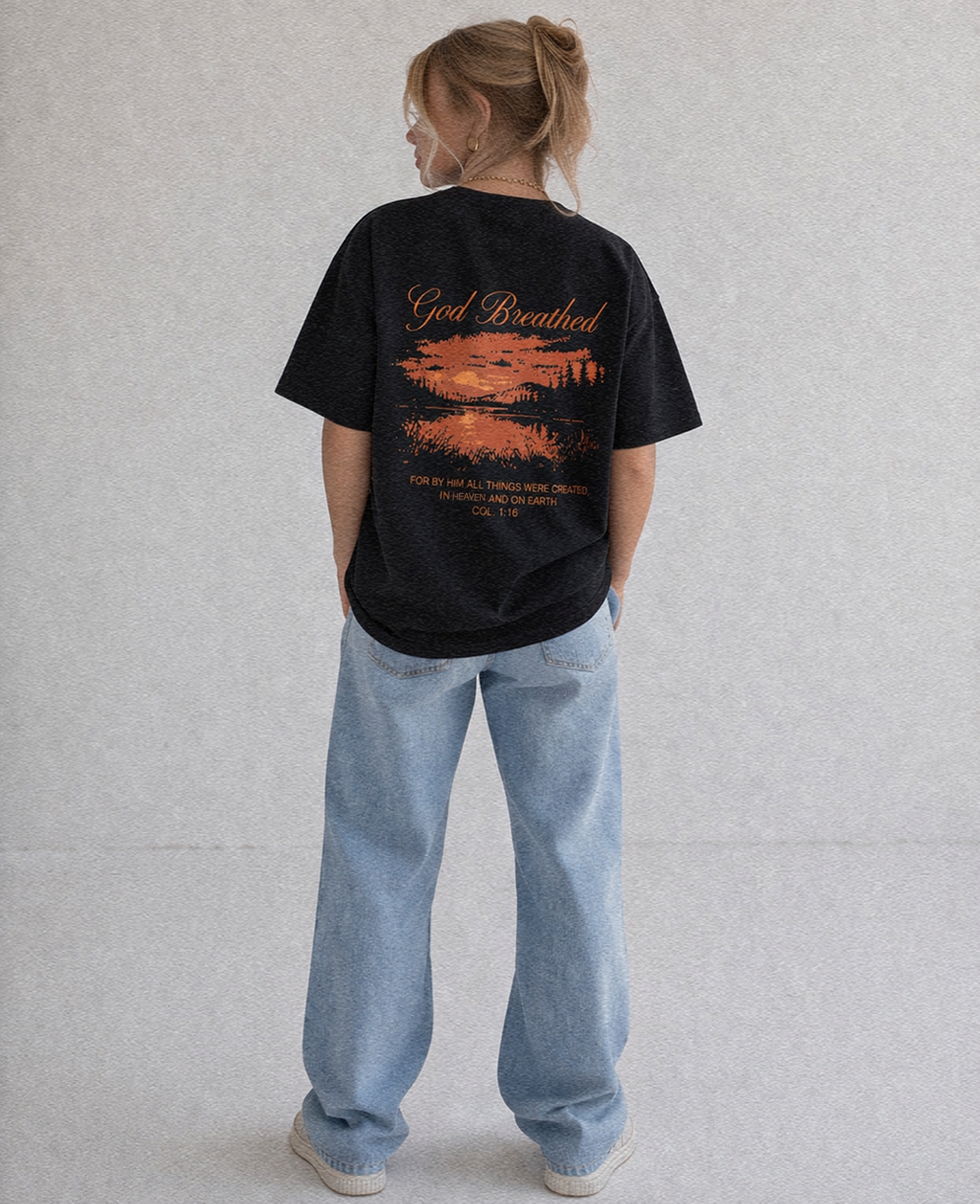 NEW || "God Breathed" Tee Jesus Loves You