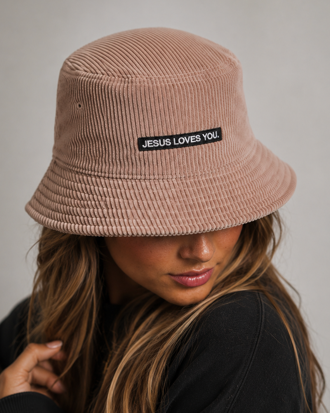 NEW || Premium Embroidered Bucket Hats Jesus Loves You