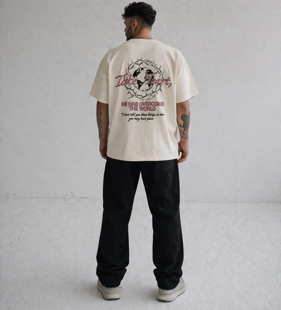 NEW || "Take Heart" Tee Jesus Loves You