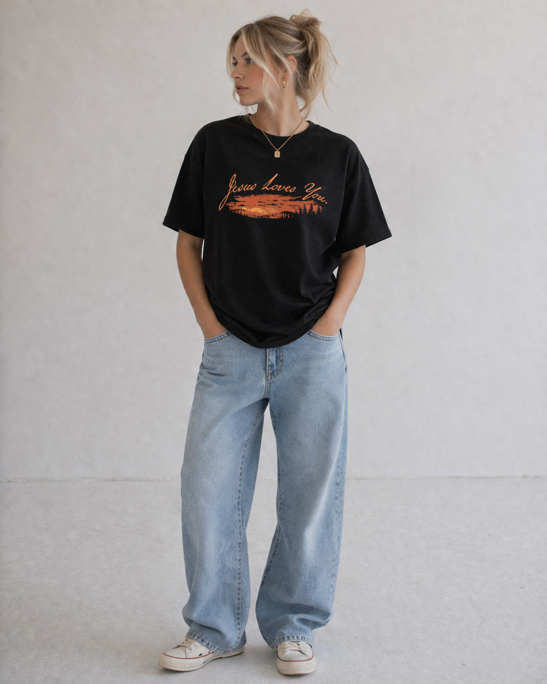 NEW || "God Breathed" Tee Jesus Loves You