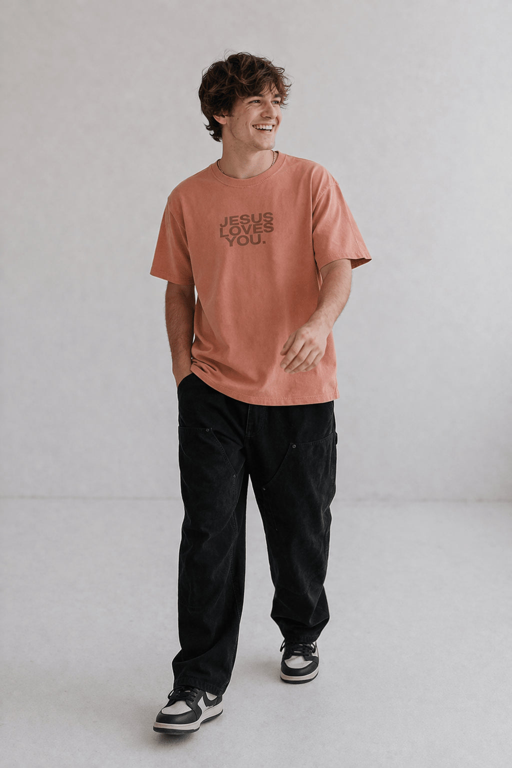 Comfort Colors Logo Tee || Canyon - SS T-Shirt | Jesus Loves You