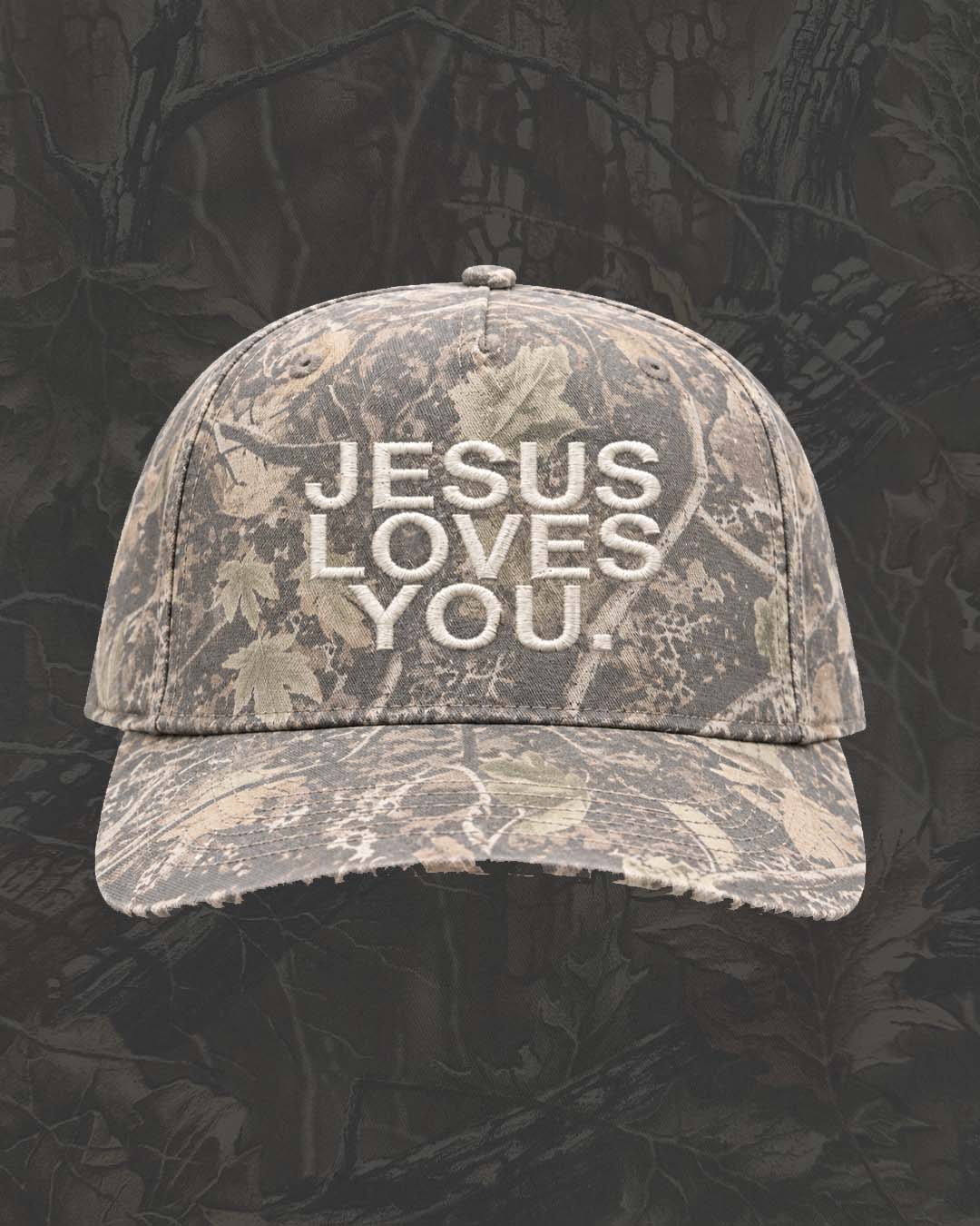 NEW || Embroidered Camo Logo Hat
