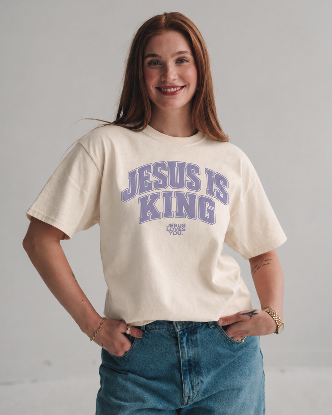 NEW || "Jesus Is King" Tee