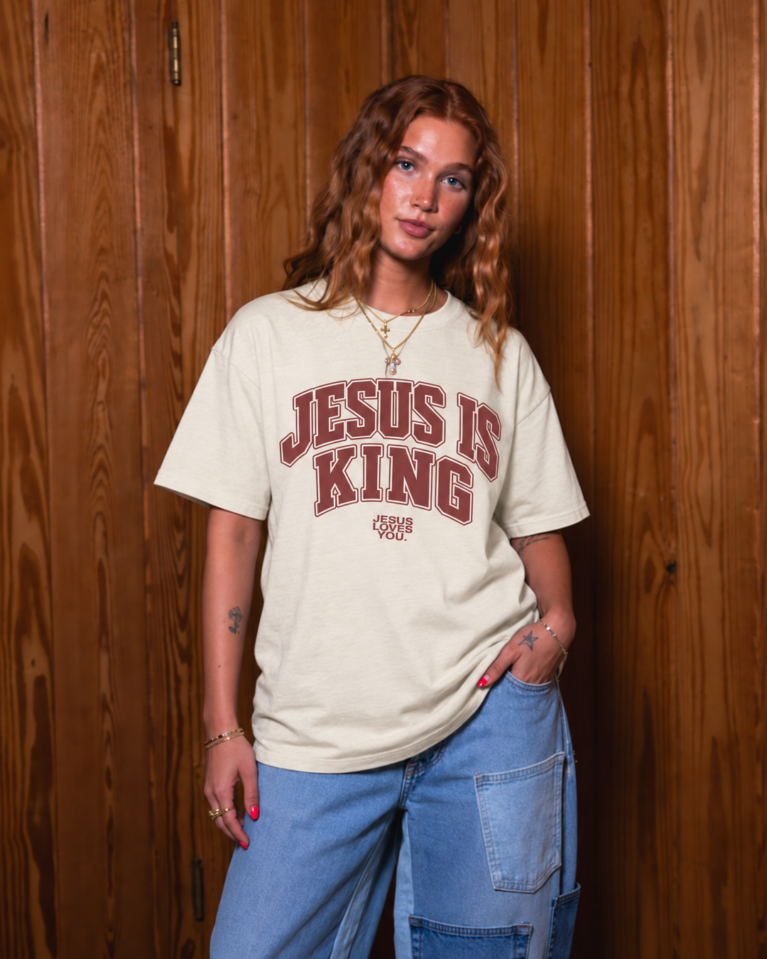 NEW || "Jesus Is King" Tee