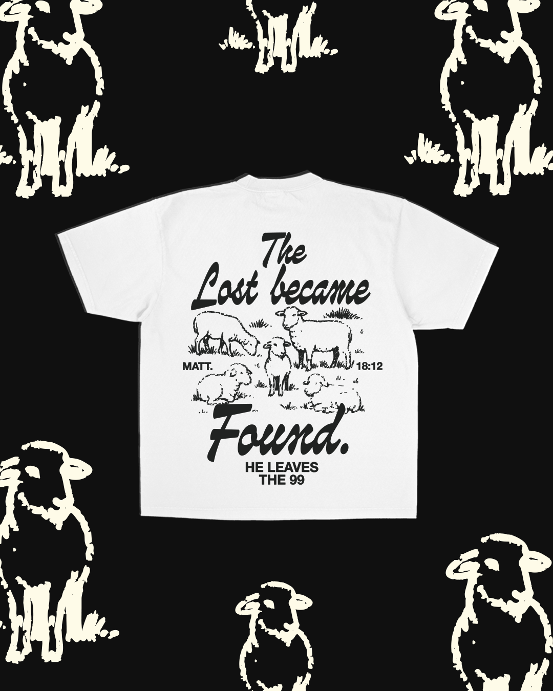 NEW || "The Lost Became Found" Tee || White